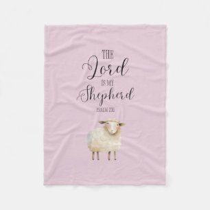 Whimsikaler Herr ist mein Hirte Psalm 23:1 Fleecedecke