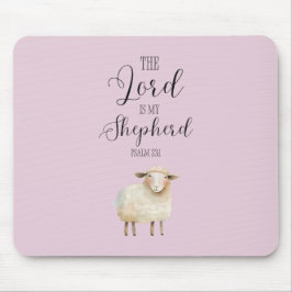 Whimsikaler Herr ist mein Hirte Psalm 23:1 Mousepad