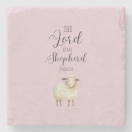 Whimsikaler Herr ist mein Hirte Psalm 23:1 Steinuntersetzer