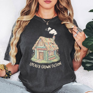 Whimsikalisches Buchhaus "Lokal gewachsene Fiktion T-Shirt