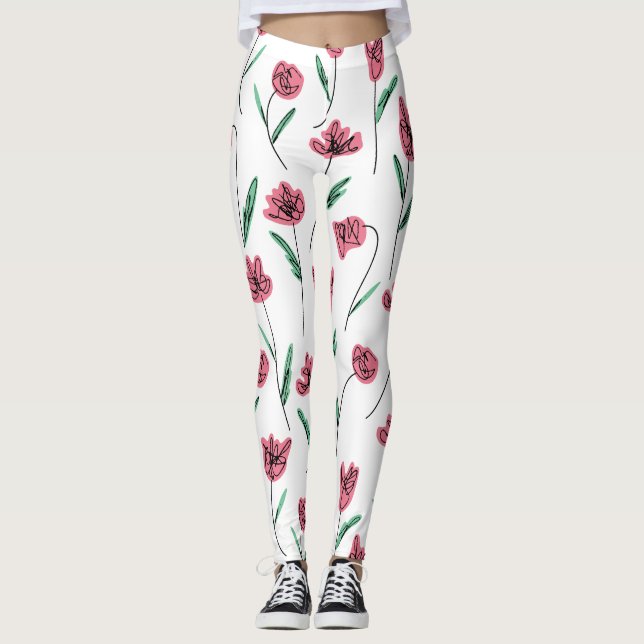 Whimsikblütige Leggings - Blume Pants (Vorderseite)
