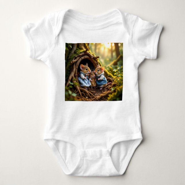 Whimsikers Baby Bodysuit Strampler (Vorderseite)