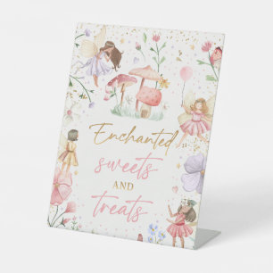 Whimsikin Fairy Geburtstags Süßigkeiten und Lecker Sockelschild