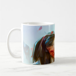 Whimsikische Alien Romance Kaffeetasse