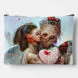 Whimsikische Alien Romance Zubehörtasche