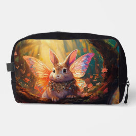 Whimsikisches Hasen in einem verzauberten Wald Waschbeutel