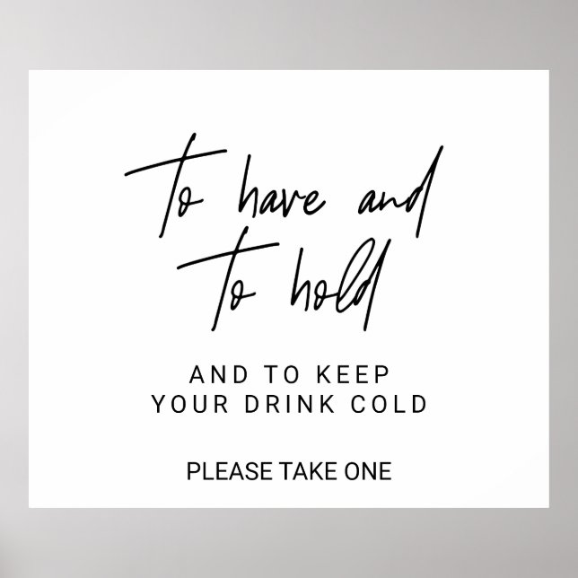 Whimsikkalligraphie, um zu unterschreiben und zu h poster (Vorne)