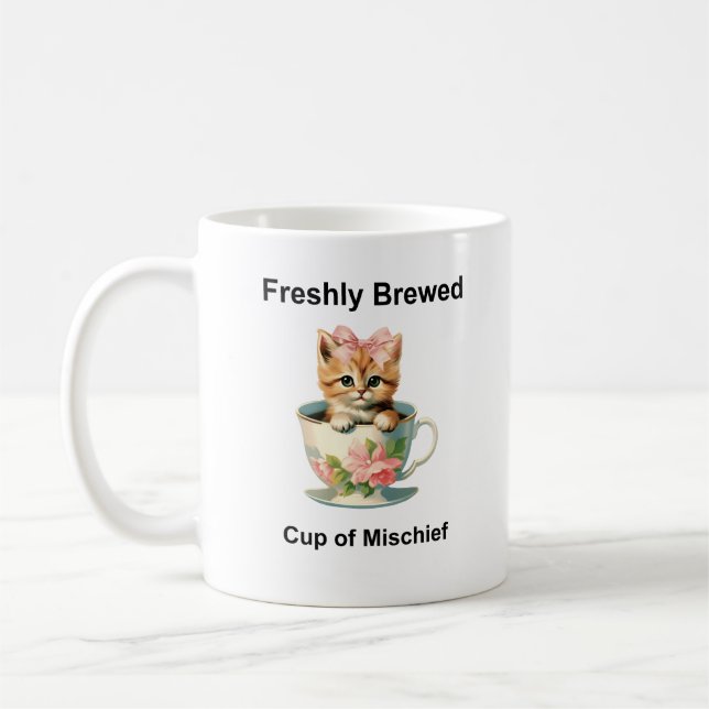 Whimsikkatze Kaffeetasse (Links)