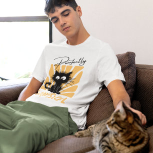 Whimsikkatze lustig und modern Katzenliebhaber T-Shirt
