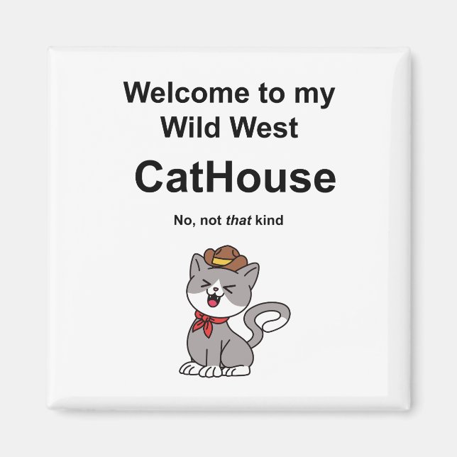 Whimsikkatze Magnet (Vorne)