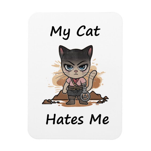 Whimsikkatze Magnet (Vertikal)