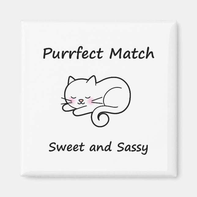 Whimsikkatze Magnet (Vorne)