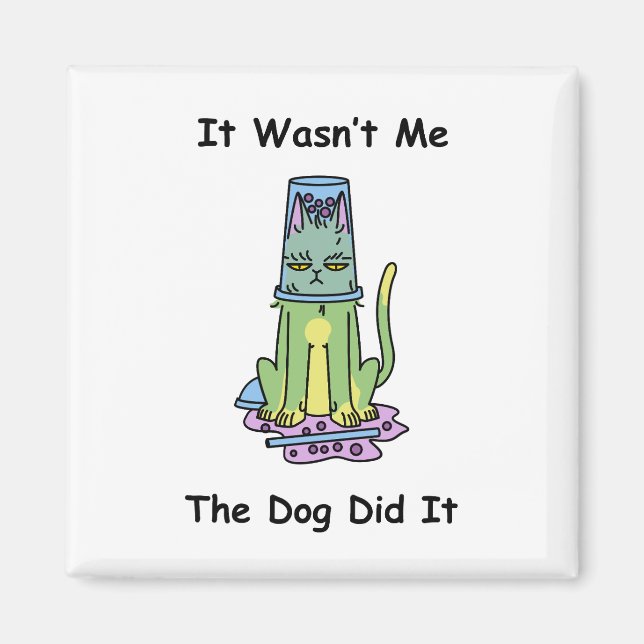 Whimsikkatze Magnet (Vorne)