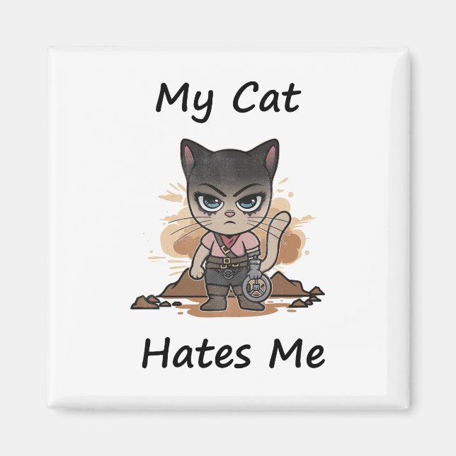 Whimsikkatze Magnet (Vorne)