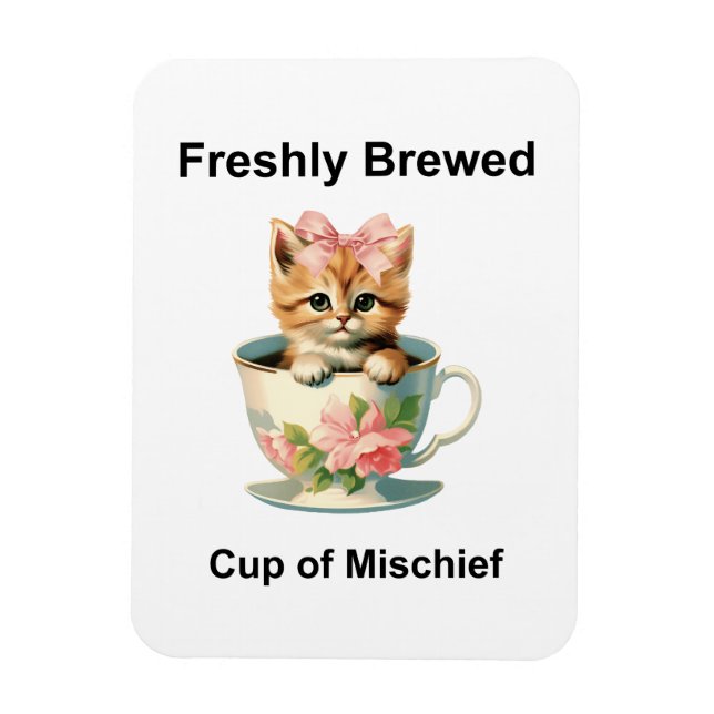 Whimsikkatze Magnet (Vertikal)