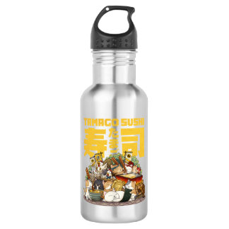 Whimsikkatzen Tamago Sushi Workshop Edelstahlflasche