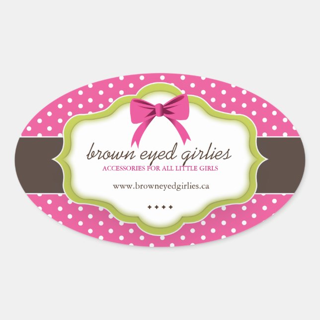 Whimsikkleber Ovaler Aufkleber (Vorderseite)