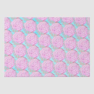 Whimsikkühne farbige Rose Seidenpapier