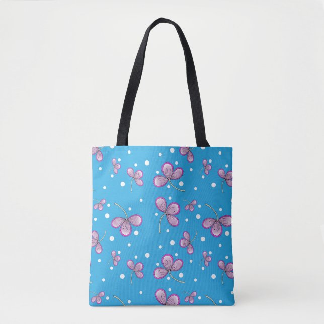 Whimsikrosa Blume Tote Bag (Vorderseite)