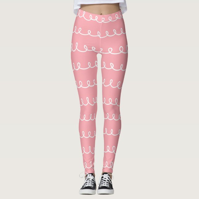 Whimsikrosa Linien Leggings (Vorderseite)