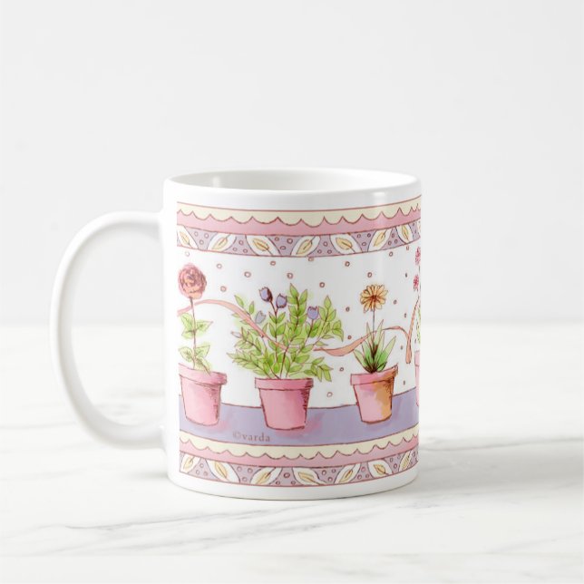 Whimsill Windows Garden Kaffeetasse (Links)