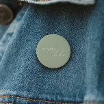 Whimsisage Green Baby Dusche Mama zu sein Button<br><div class="desc">Mit unserem Whimsical Salbei Grün Baby Dusche Mama-to-be Knopf, perfekt für Ihre einfache moderne Boho Feier zu jeder Jahreszeit! Dieser Knopf hat ein boho-chic, geschlechtsneutrales Ambiente mit eleganter Kalligraphie und einem delikaten minimalistischen Design, das es ideal für Mädchen und Jungen macht. Außerdem ist es bearbeitbar, sodass Sie Ihre eigene klassische,...</div>