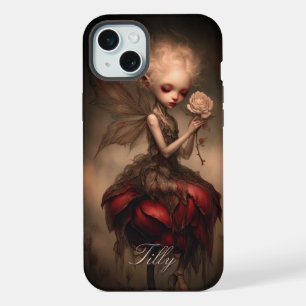 Whimsisch Gothic Fairy Dark Fantasy Personalisiert iPhone 15 Plus Hülle