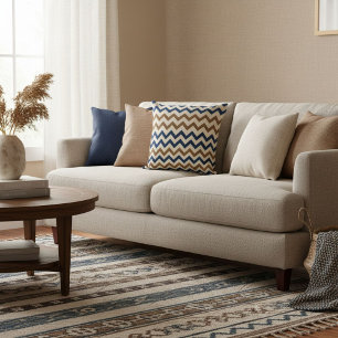 Whimsisch moderne geometrische Chevron-Wurfkissen Kissen
