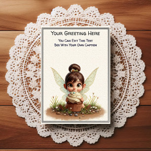 Whimsische Alltags-Sentiment-Geschichtenbuch-Fee Postkarte