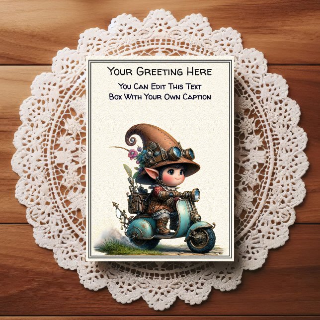 Whimsische Alltags-Sentiment-Steampunk-Kunst   Postkarte (Von Creator hochgeladen)