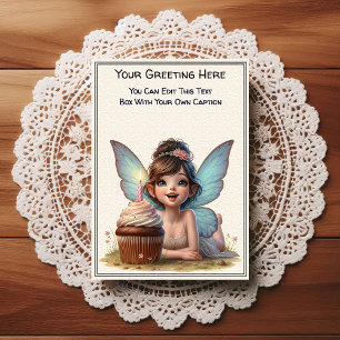 Whimsische Alltags-Sentiment-Storybook-Fee Postkarte