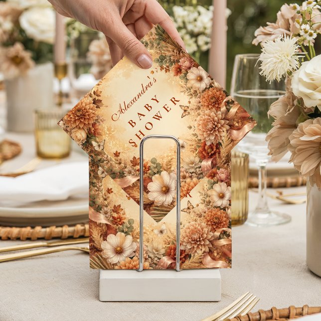Whimsische Boho-Babyparty im Herbst Serviette (Von Creator hochgeladen)