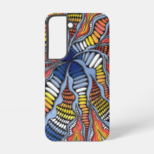 Whimsische bunte neurografische Zentangle-Sternene Samsung Galaxy Hülle