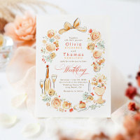 Whimsische französische florale handgezeichnete He