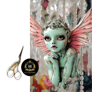 Whimsische gotische Feen-Art-Decoupage Seidenpapier