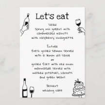 Whimsische handgezeichnete Doodle-Hochzeit | Wein 