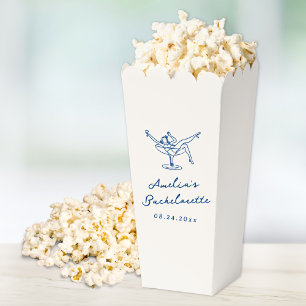 Whimsische handgezeichnete marineblaue Hen Party Geschenkschachtel