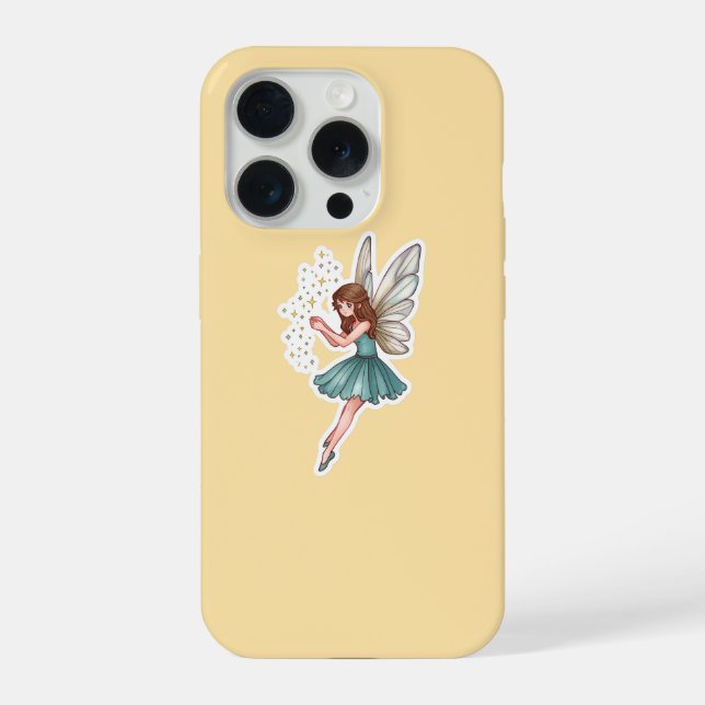 Whimsische magische Fee  iPhone Hülle (Rückseite)