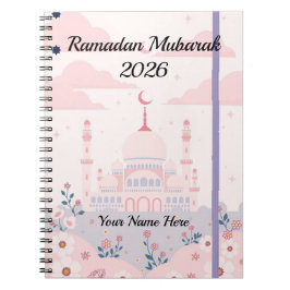 Whimsische Pastell-Islam-Kunst Notizblock