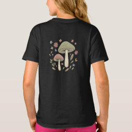 Whimsische Pilze Botanische Grafik Cute T-Shirt