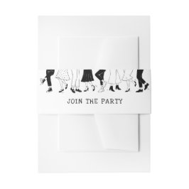 Whimsische skurrile Hochzeit | Handgezeichnete Doo Einladungsbanderole