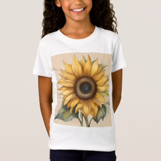 Whimsische Sonnenblume, Sonnenblume, Anbetungswürd T-Shirt