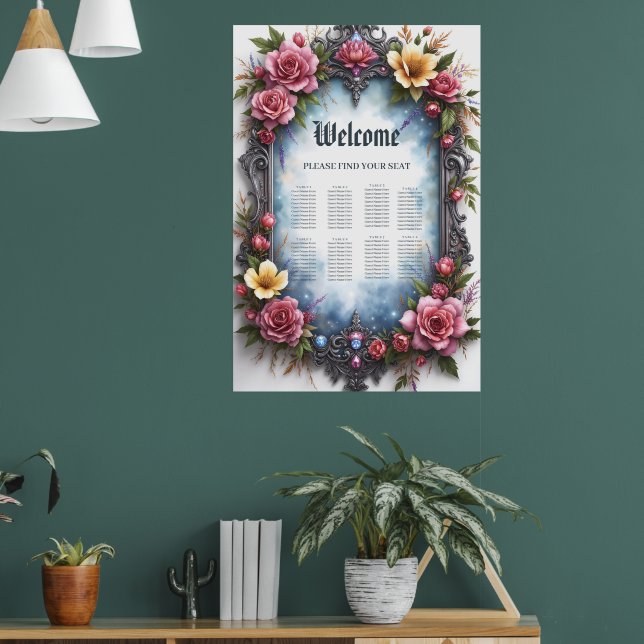 Whimsische Steampunk-Elfen-Hochzeit Poster (Wohnzimmer 1)