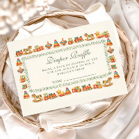 Whimsische Vintage-Spielzeug-Baby-Shower-Windel-Ra