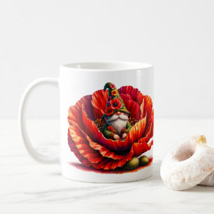 Whimsischer Aquarellgarten Kaffeetasse