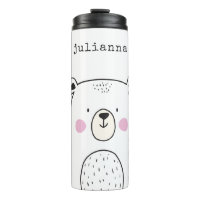 Whimsischer Bär, der Niedlich Personalisiert Zeich