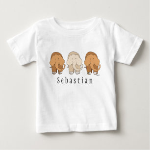 Whimsischer Elefant Baby T-shirt