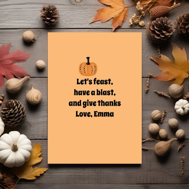 Whimsischer Erntedank Einladung (Von Creator hochgeladen)