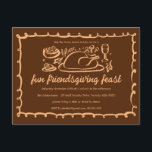 Whimsischer Erntedank Friendsgiving Dinner nach Ma Postkarte<br><div class="desc">Perfekte niedliche Postkarte für eine lustige Herbstdinner Party Einladung! Handgemachte Kunst für Sie! Ideal für einen Erntedank-Urlaub, ein Fest der Freundschaft, ein Herbst oder Herbst-Party oder eine andere Veranstaltung. Vollständig anpassbar! Klicken Sie auf "Personalisieren" oben, um den Text zu bearbeiten. Klicken Sie auf "Bearbeiten mit dem Designwerkzeug", um die Schriftart,...</div>