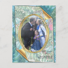 Whimsischer Fantasiewelt mit tropischem Geschmack Ankündigungspostkarte